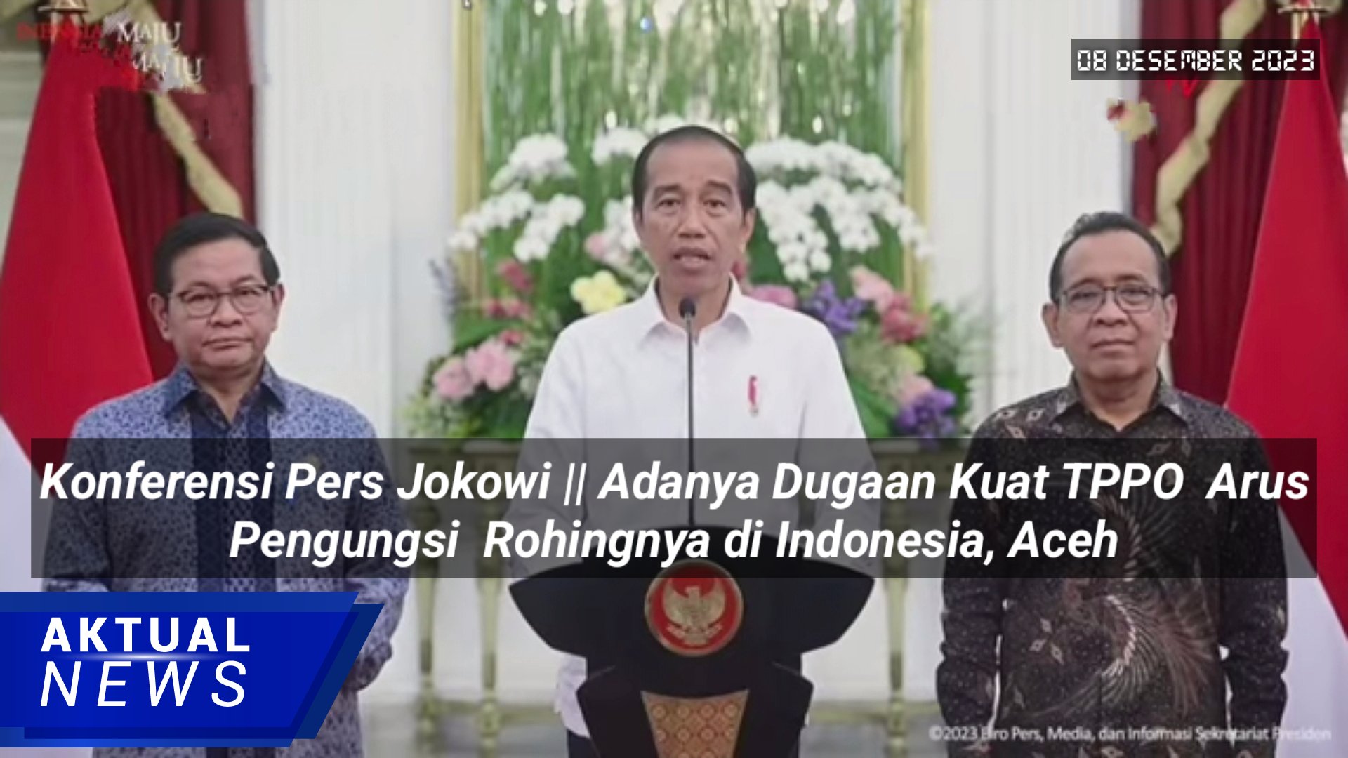 Jokowi Beri Bantuan Pengungsi Rohingnya dan  Mengutamakan Kepentingan Masyarakat Lokal