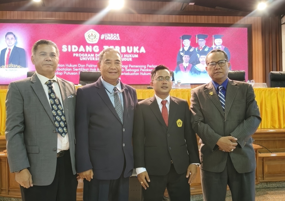 Ketua Umum YLBHK-CKI Sampaikan Ucapan Selamat atas Prestasi Doktor Cumlaude Anggotanya