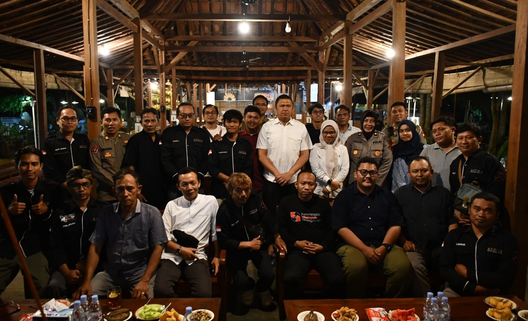Ngopi Bareng Afoka, Kapolres Perkuat Sinergi Kamtibmas
