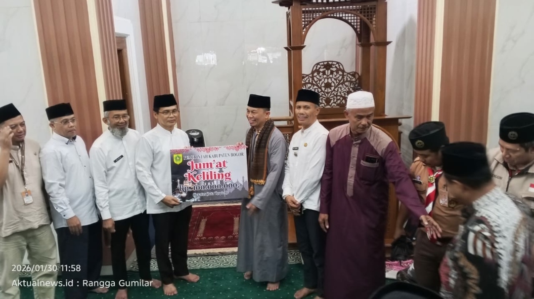 Rp100 Juta Bantuan Pemkab Bogor Dorong Peningkatan Fasilitas Masjid Besar An Nuur Dramaga Jelang Ramadhan