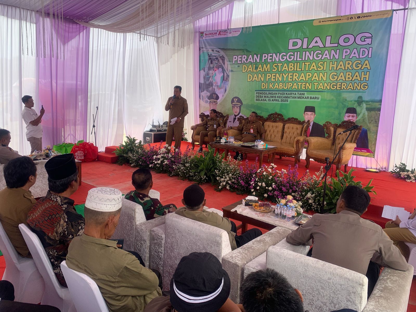 Dukung Ketahanan Pangan, Polresta Tangerang Hadiri Dialog Bersama Bupati