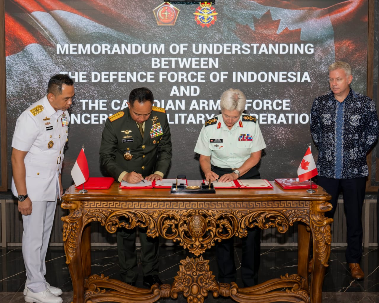 Kanada dan Indonesia Perkuat Kemitraan Pertahanan di Indo-Pasifik