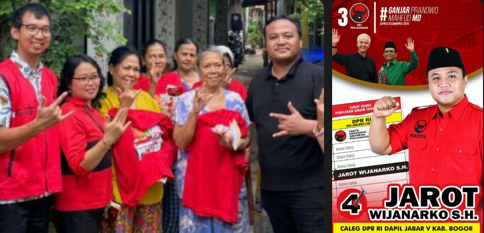 Caleg DPR RI Dapil V Jabar Dari PDIP Jarot Wijanarko, Komit Akan Perjuangkan Kesejahteraan Masyarakat Bogor