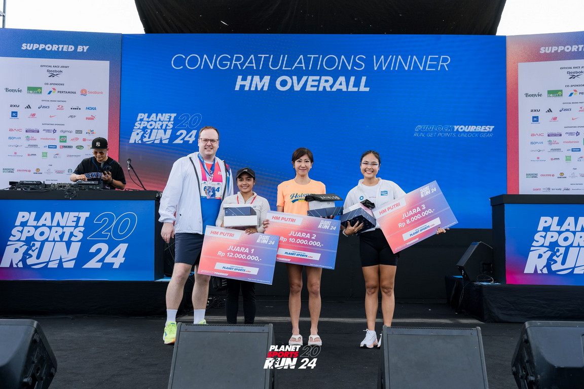  Planet Sports Run 2024 Sambut 7.000 Peserta Rayakan Gaya Hidup Aktif di ICE BSD City