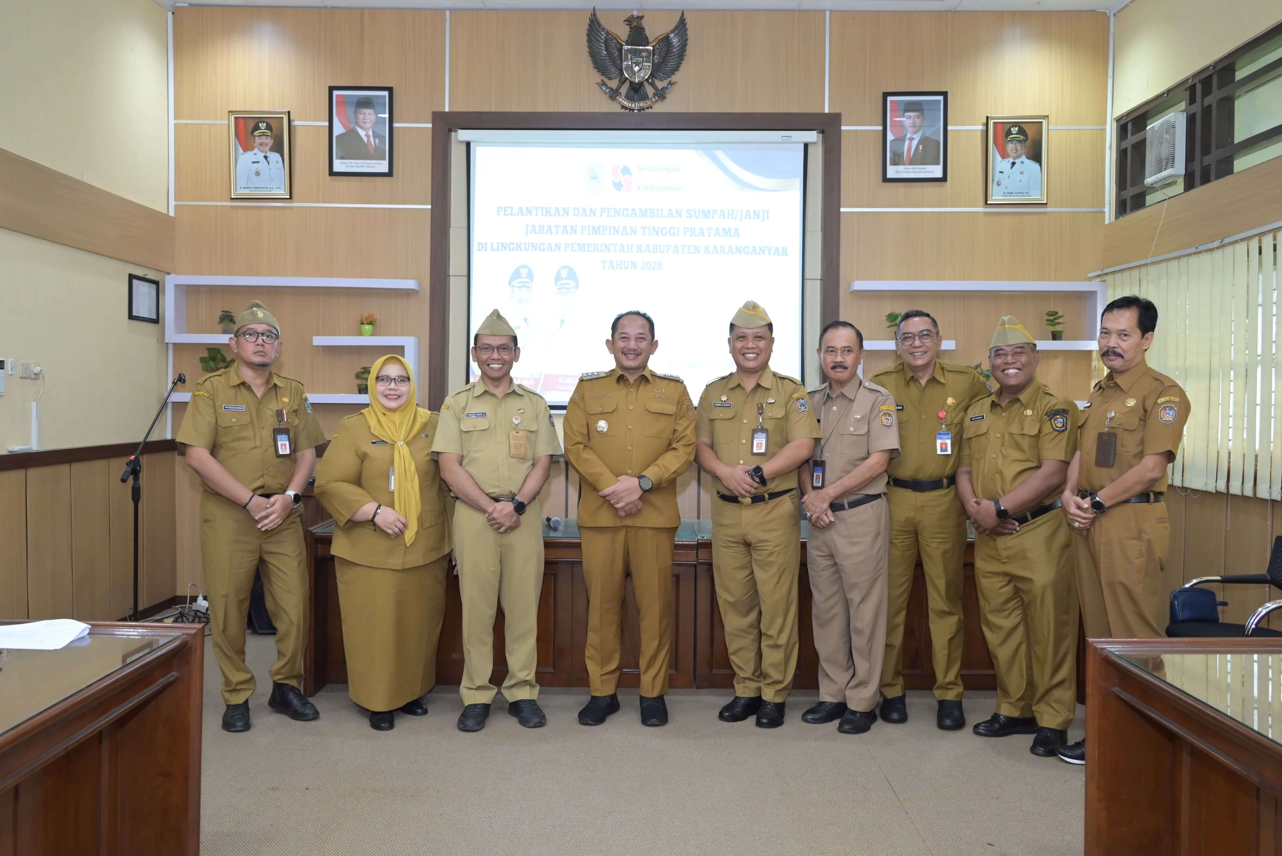 Bupati Karanganyar Lantik Dua Pejabat Pimpinan Tinggi Pratama, Tegaskan Semangat Baru untuk Membangun Daerah 