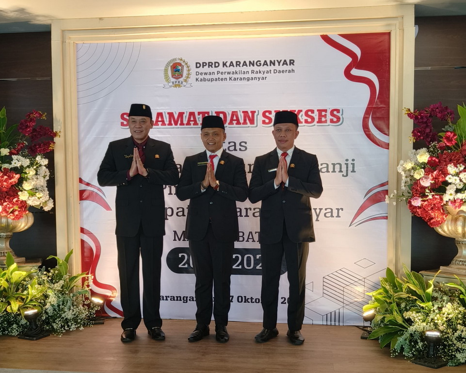 Bagus Selo Menjadi Ketua DPRD Definitif Kembali Dilantik Periode 2024 - 2029