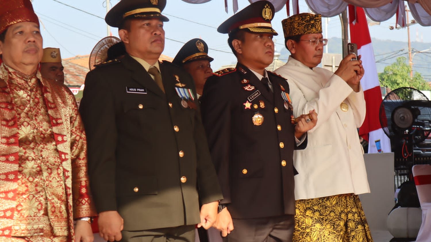 Kapolres Serang Mengikuti Upacara HUT Kemerdekaan Republik Indonesia ke 78