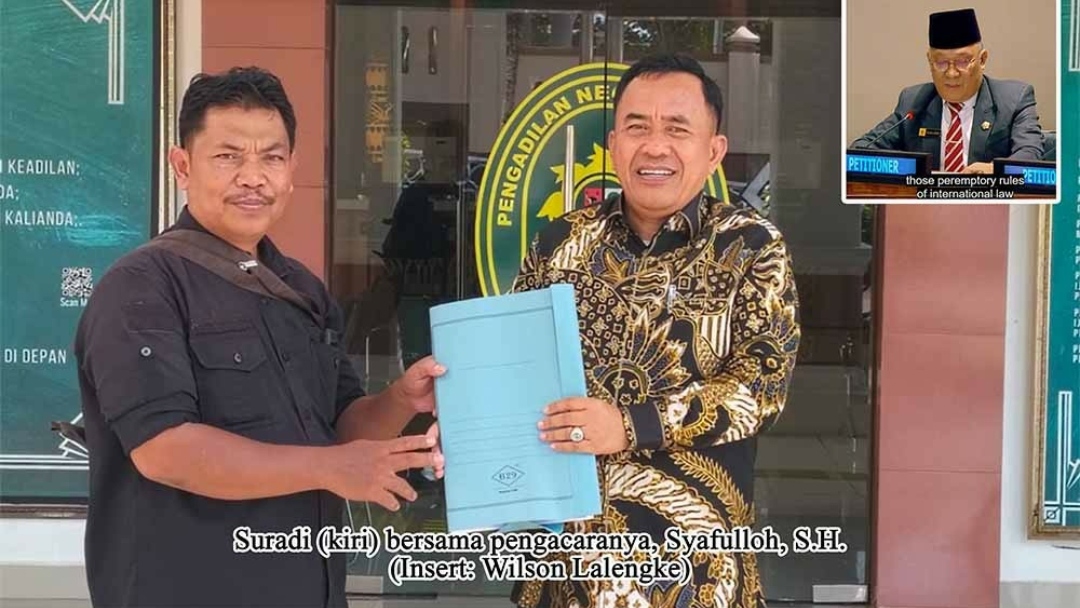 Tak Kunjung Dibayar PUPR, Warga Suka Baru Lampung Selatan Daftarkan Eksekusi ke PN Kalianda