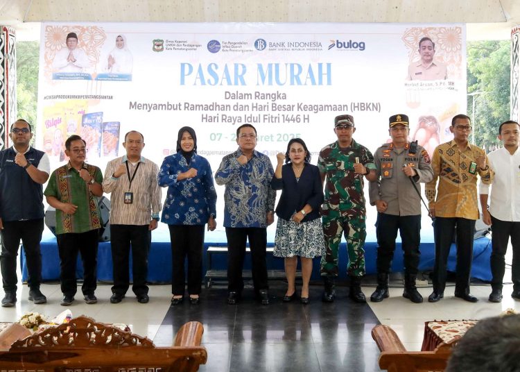 Walikota Siantar Buka Pasar Murah, Stock Beras Sampai 6 Bulan