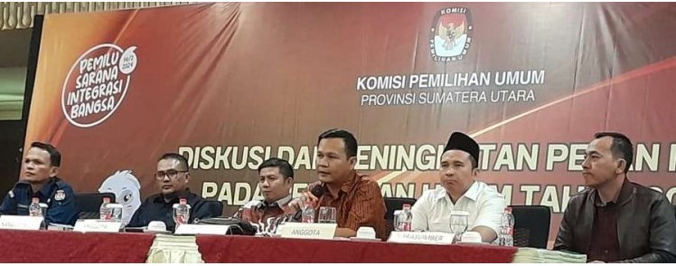 KPU Sumut Gelar Diskusi Peningkatan Peran Media di Pemilu 2024