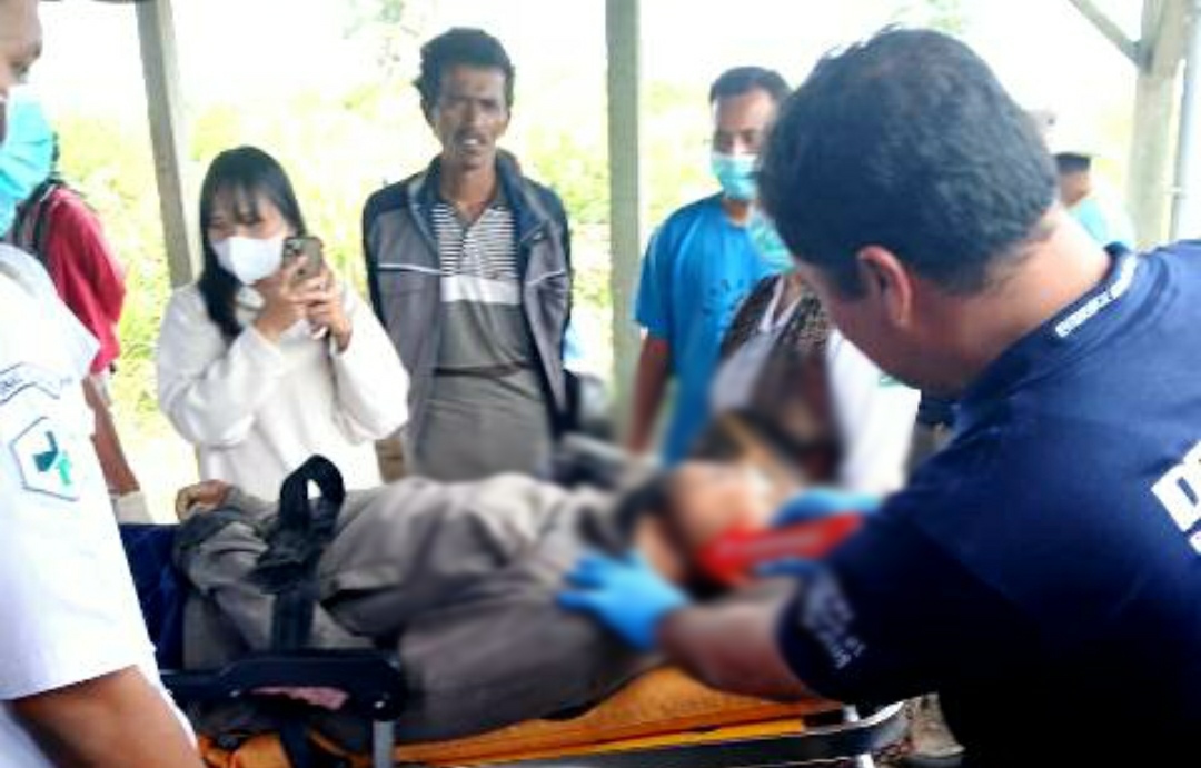 Pria Nekat Gantung Diri di Ladang, Dievakuasi Polres Simalungun