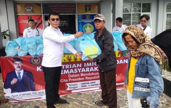 750 Paket Bantuan Sosial dari Lapas Narkotika Kelas IIA Pematangsiantar Dibagikan ke Masyarakat