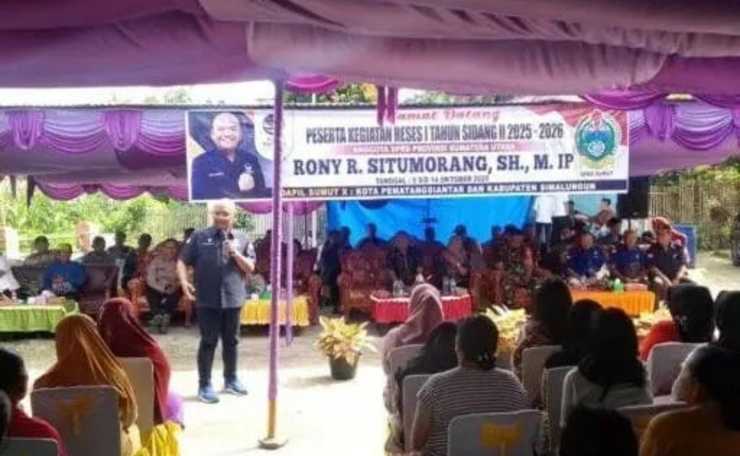 Anggota DPRD Sumut Reses di Kecamatan Sidamanik
