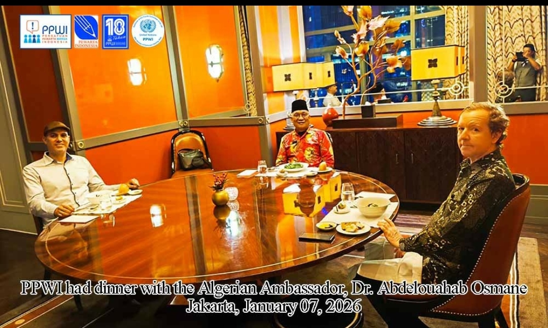 PPWI dan Dubes Aljazair Gelar Pertemuan Silaturahmi Bahas Kerja Sama Sosial Budaya