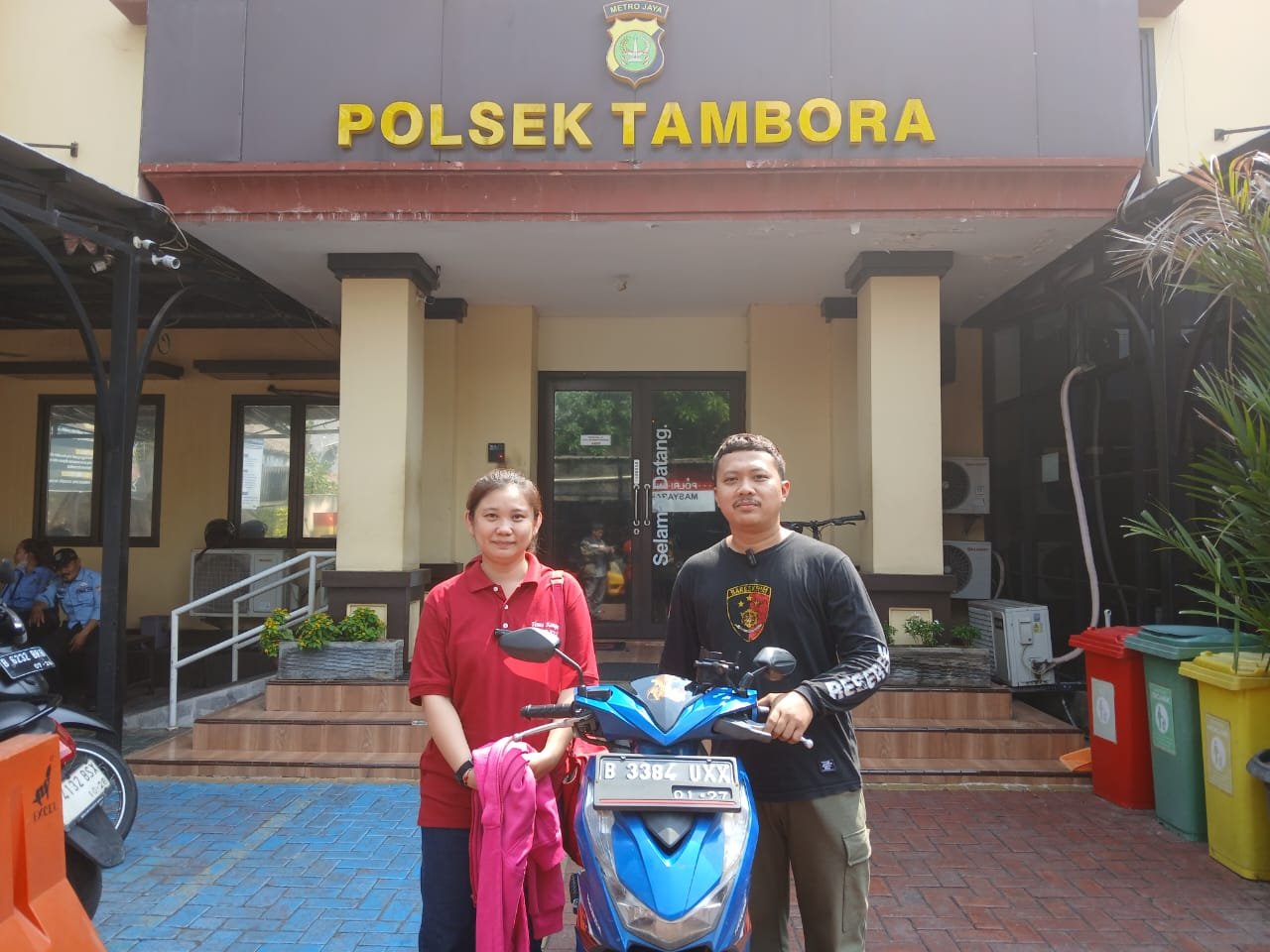 Terekam CCTV, Aksi Pencurian Motor di Tambora Berhasil Diungkap Polsek Tambora dalam Waktu Singkat