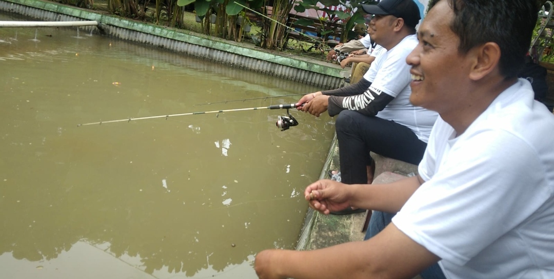 Jurnalis Mancing, Refleksi Akhir Tahun Ikatan Wartawan Online Bogor Raya