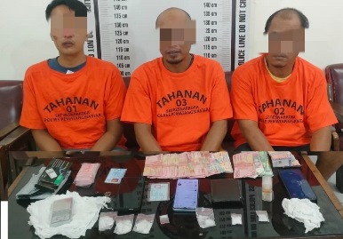 Tiga Pria Pemain Sabu Ditangkap, 29,68 Gram Gagal Beredar