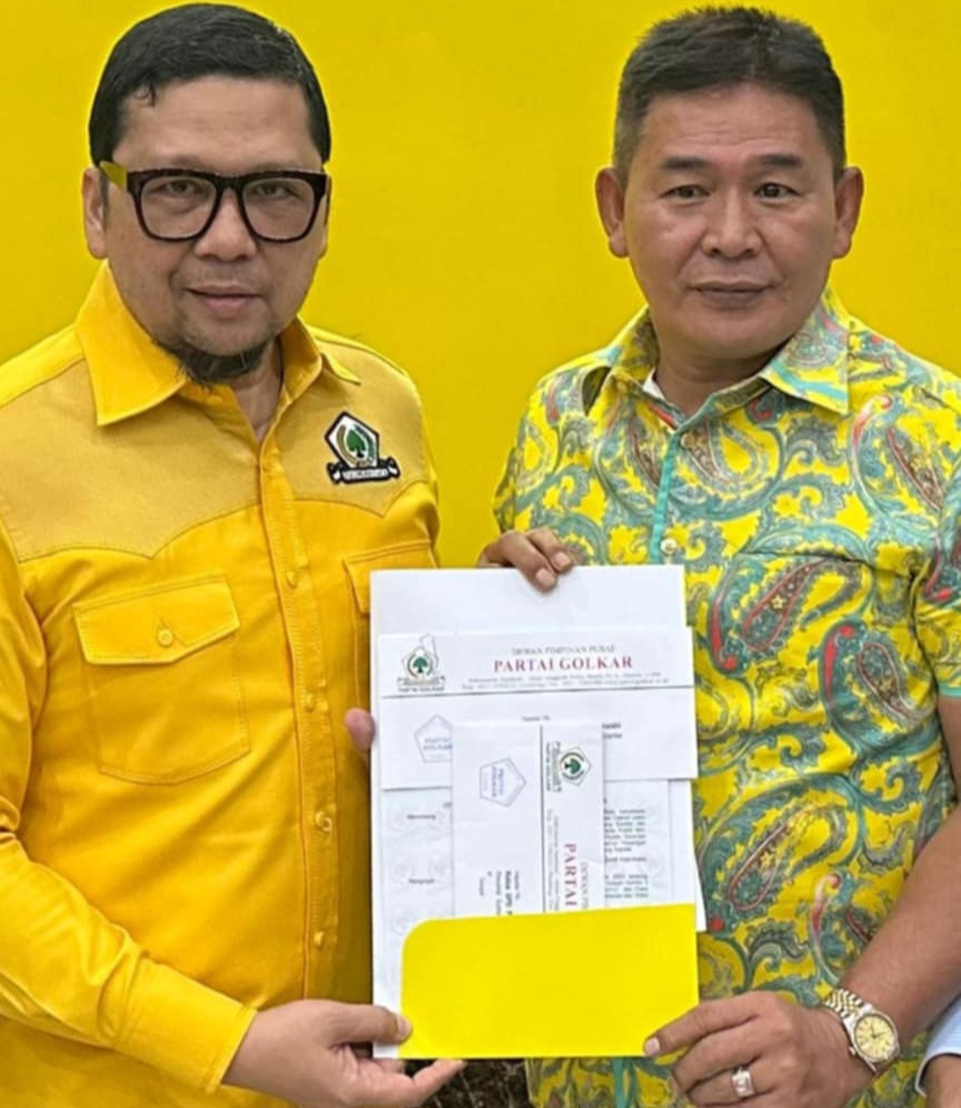 Sah! Mangatas Calon Walikota Pematangsiantar dari Golkar Ade Purba Jadi Wakilnya