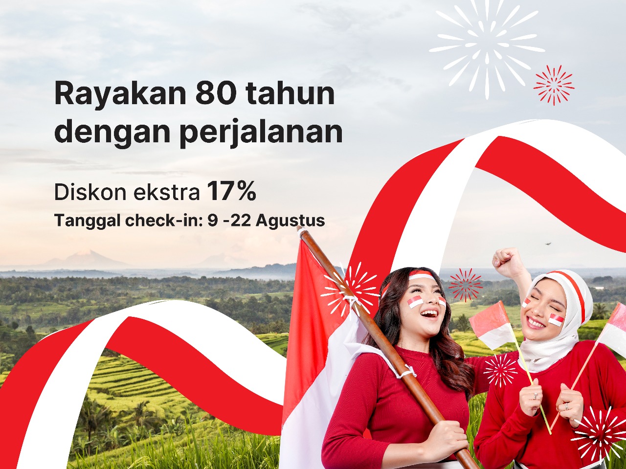 OYO Bagi Diskon Spesial Kemerdekaan: Potongan Hingga 75 Persen & Ekstra 17 Persen di Seluruh Indonesia