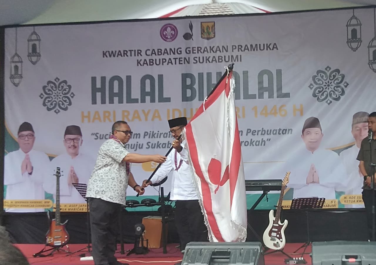 Sertijab Ketua Mabicab dan Halal Bihalal Pramuka Sukabumi, Momentum Konsolidasi Menuju Generasi Unggul