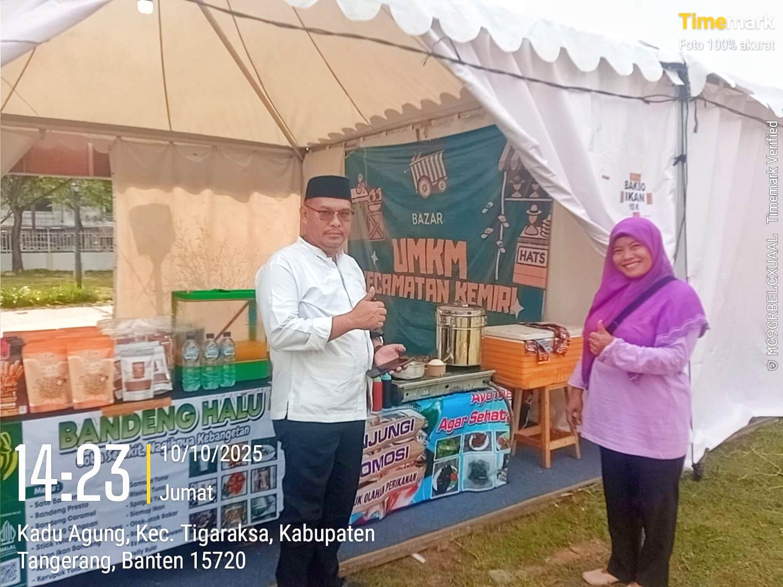 Pemerintah Kecamatan Kemiri Dukung Suksesnya Bazar UMKM HUT Kabupaten Tangerang ke-393