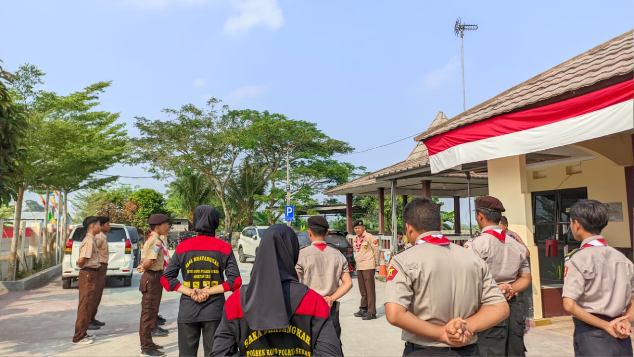 Cegah Tawuran Pelajar, Kapolsek Kopo Iptu Satibi Melakukan Pembinaan Melalui Pramuka Saka Bhayangkara