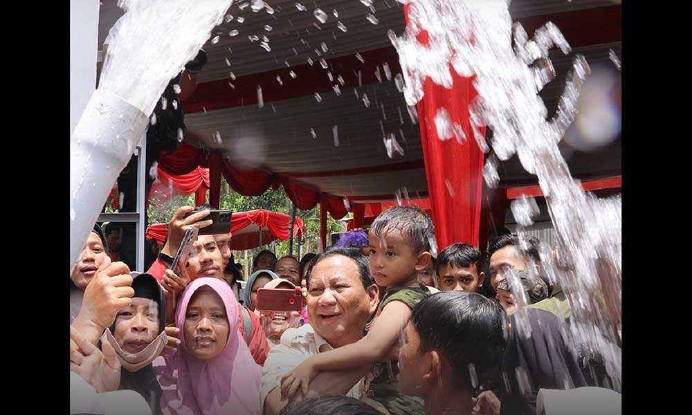 Air Sumber Kehidupan, Ini Peran Prabowo dalam Distribusi Air kepada Masyarakat