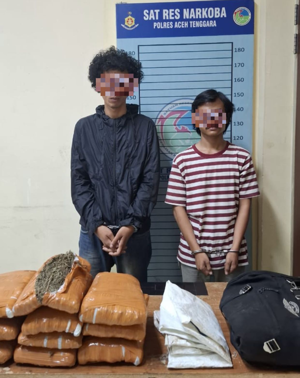 Sat Intelkam Polres Aceh Tenggara Gagalkan Upaya Penyelundupan 10 Kg Ganja