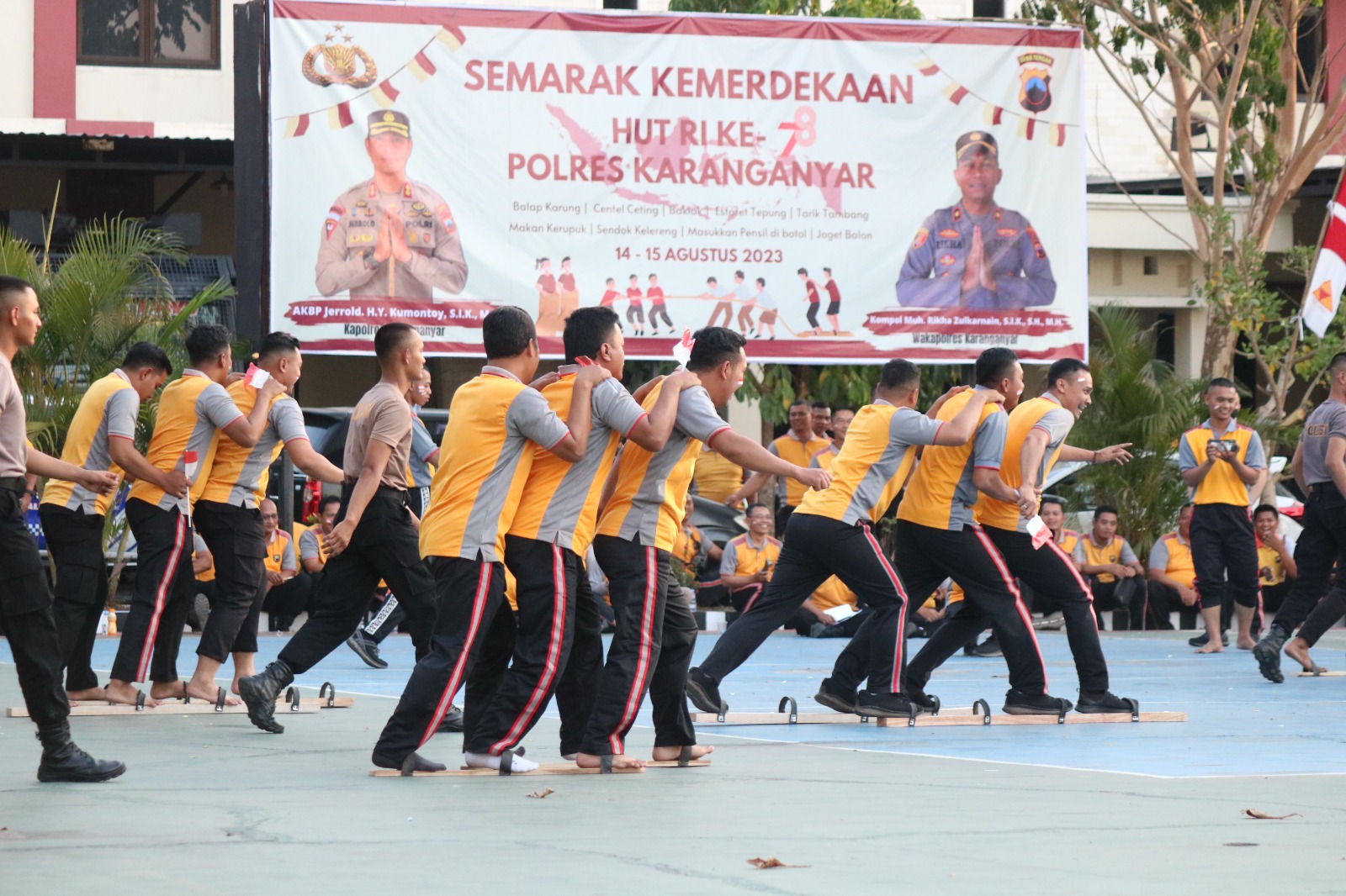 Polres Karanganyar Semarakan HUT Kemerdekaan RI Ke-78