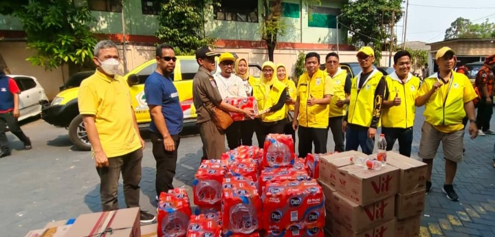 Ketua Satgas DPD Golkar Kota Tangerang, Peduli Terhadap Korban Kebakaran