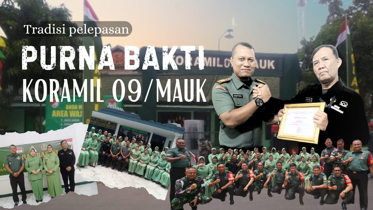 Danramil 09 Mauk Gelar Acara Pelepasan Purna Bakti untuk Anggotanya