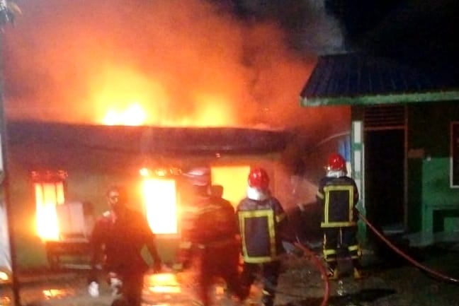 Sekretariat PD Ikatan Pelajar Alwashliyah Siantar Hangus Terbakar 