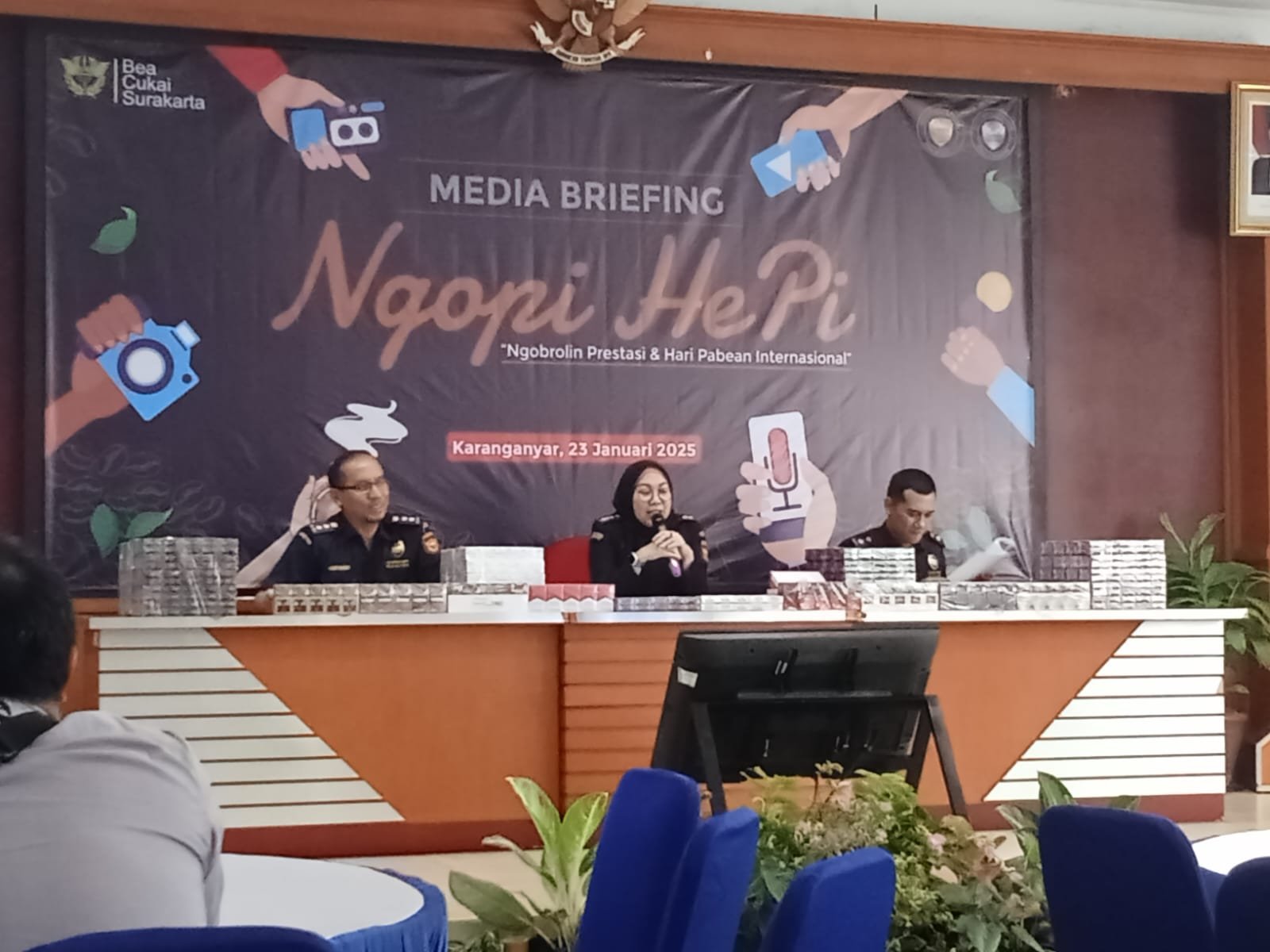 Bea Cukai Surakarta Menyelenggarakan Media Briefing Ngopi HePi