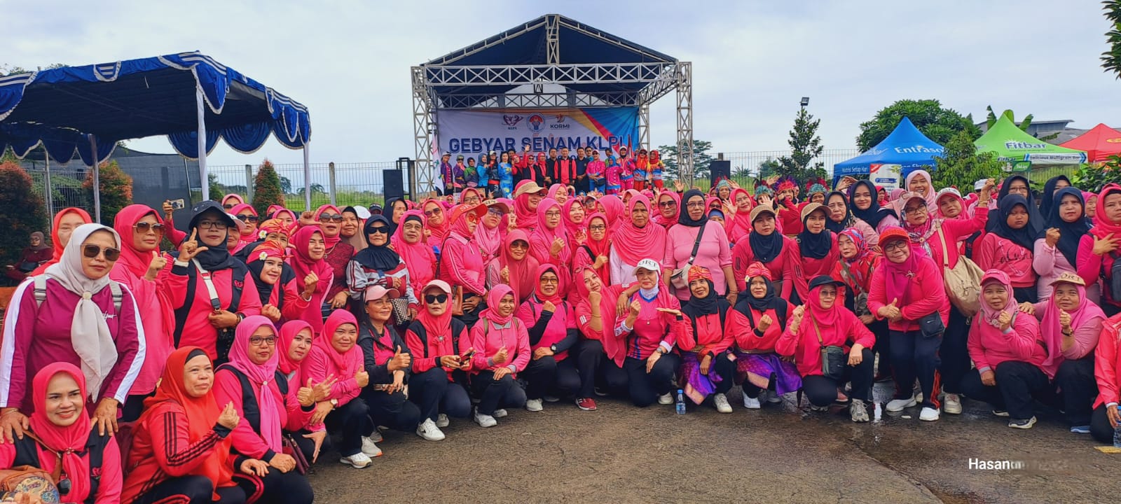 Gebyar Senam KLPI Kabupaten Bogor Berlangsung Meriah