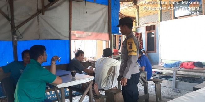 Sambang Desa Sekaligus Sampaikan Himbauan Kamtibmas