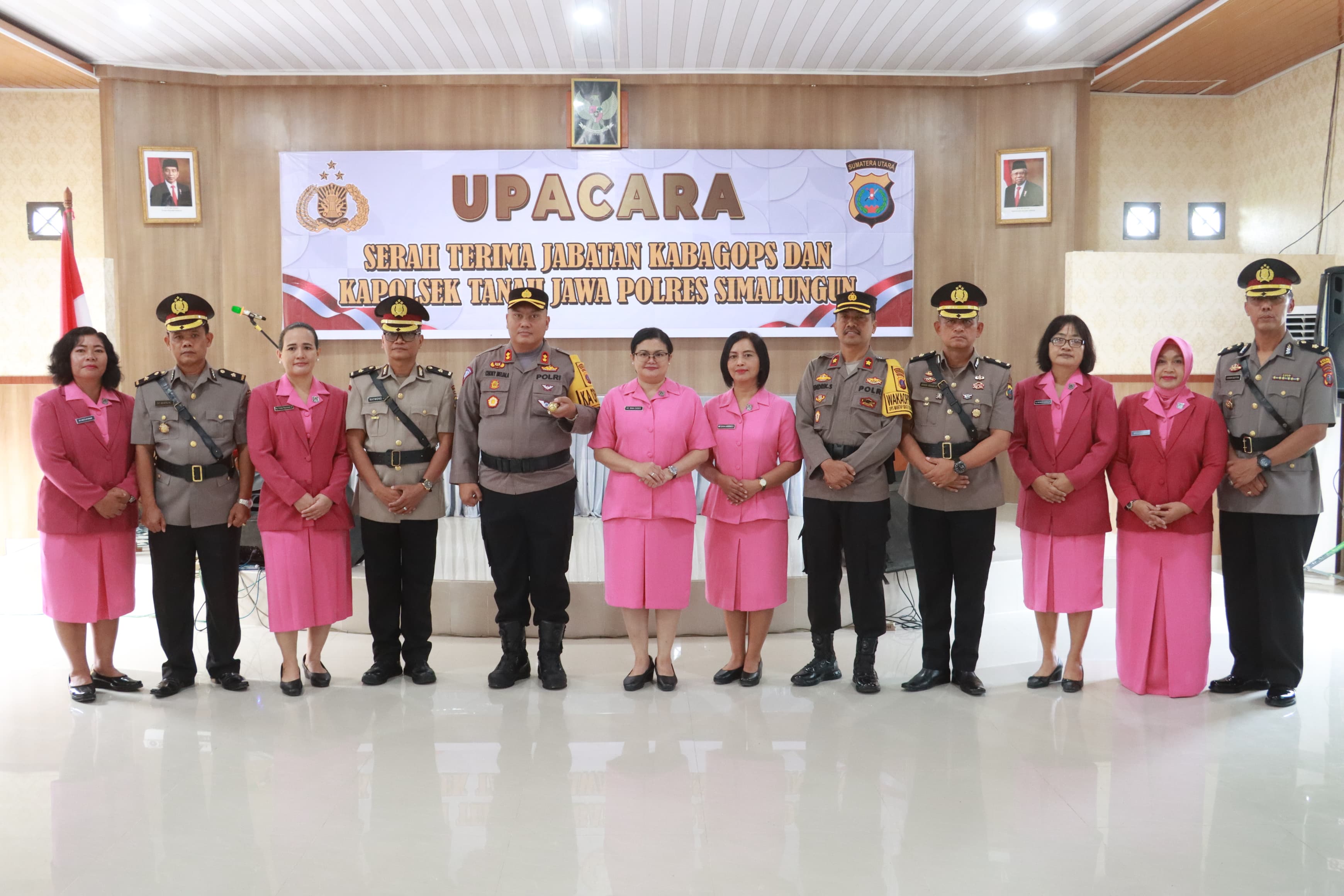 Upacara Serah Terima Jabatan Polres Simalungun Dipimpin Langsung oleh Kapolres Simalungun AKBP Choky Sentosa