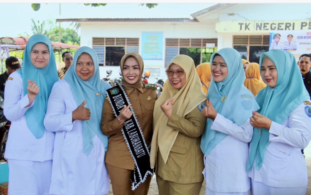 Bunda PAUD Labuhanbatu Kunjungi TKN Pembina Rantauprapat, Dukung Penguatan Pendidikan Anak Usia Dini