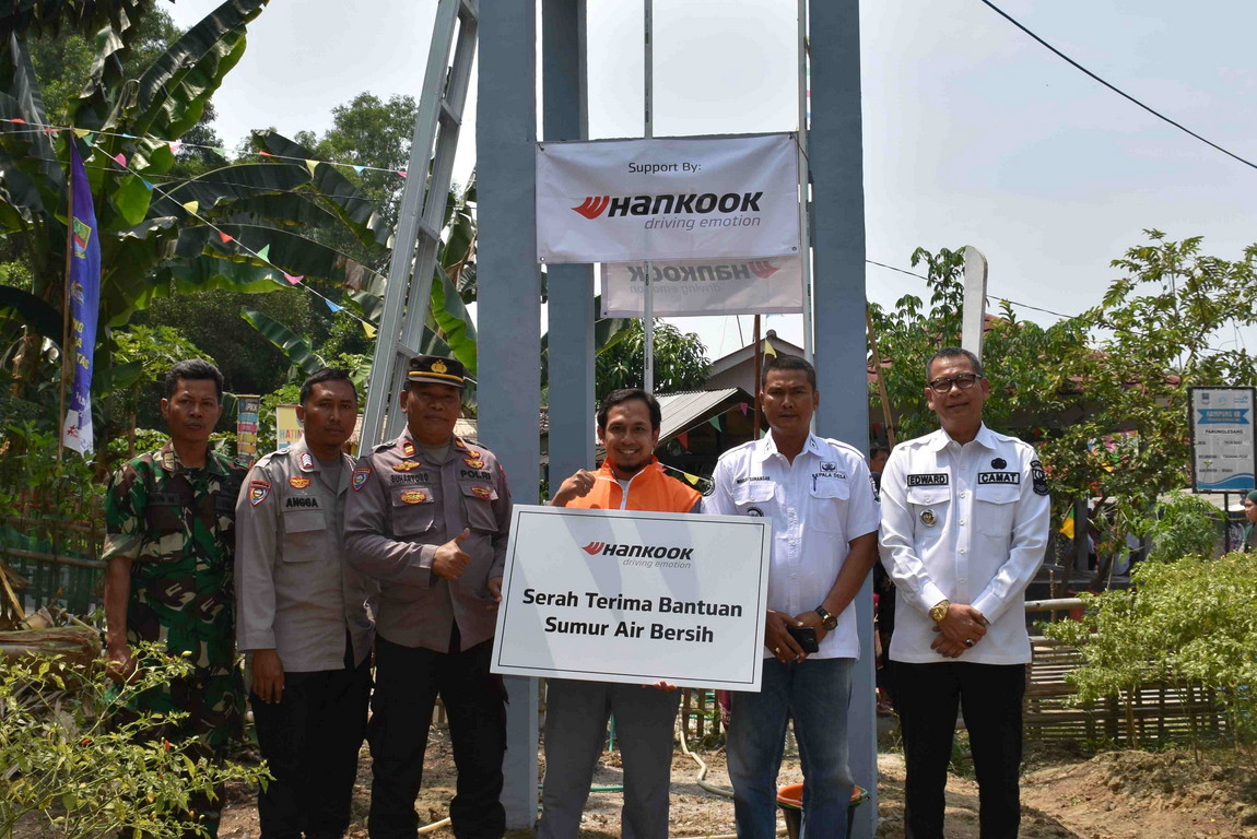 Hankook Tire Bangun Instalasi Pompa Air untuk Mendukung Ketersediaan Air Bersih di Bekasi