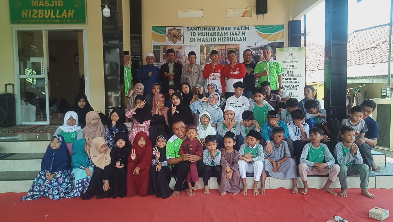 Santunan 50 Anak Yatim dan Lomba Islami Meriahkan 10 Muharram di Masjid Hizbullah Ciomas