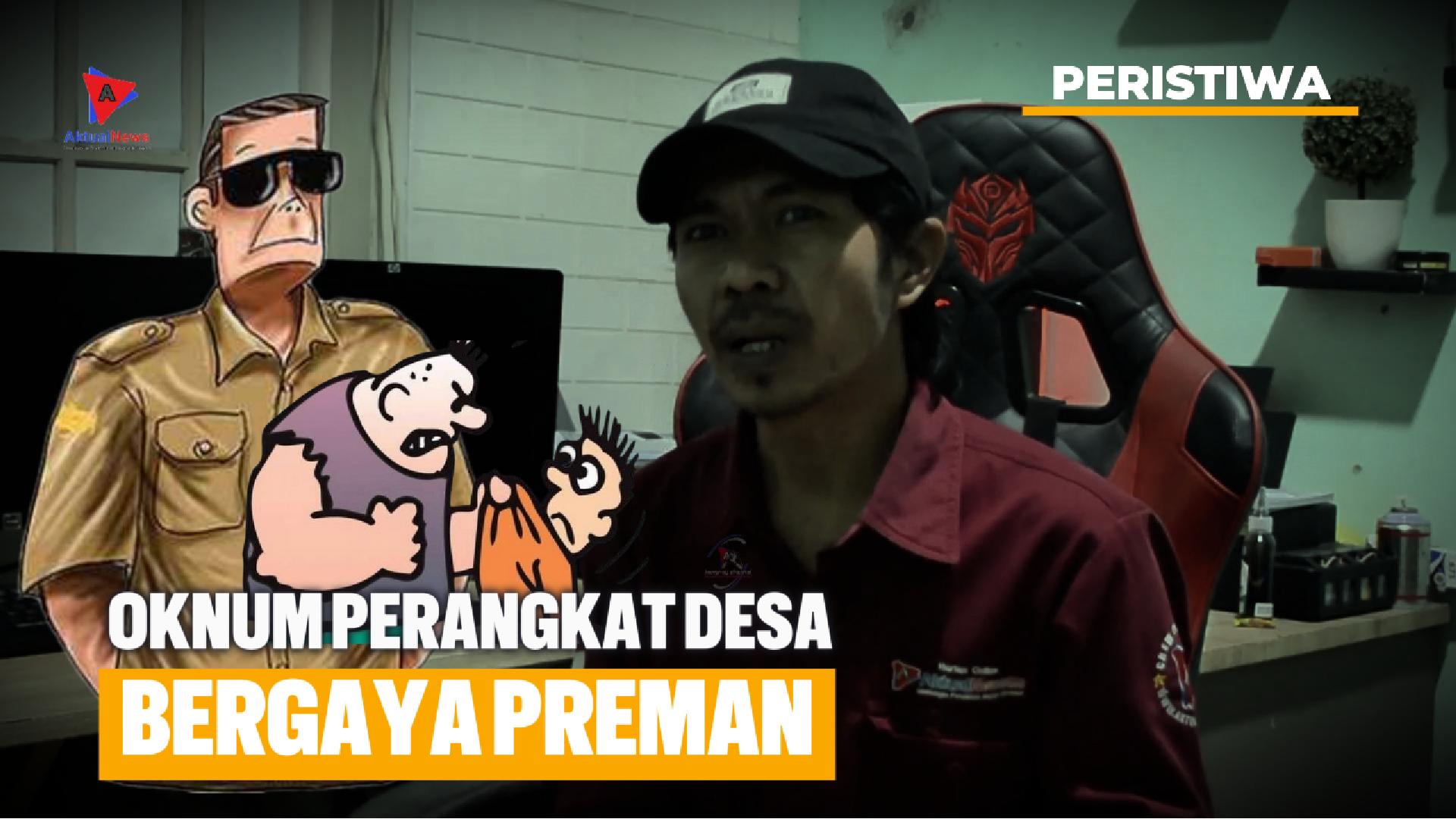 Diduga Mabuk, Oknum Perangkat Desa di Kecamatan Mauk Mengintimidasi Petugas Linmas