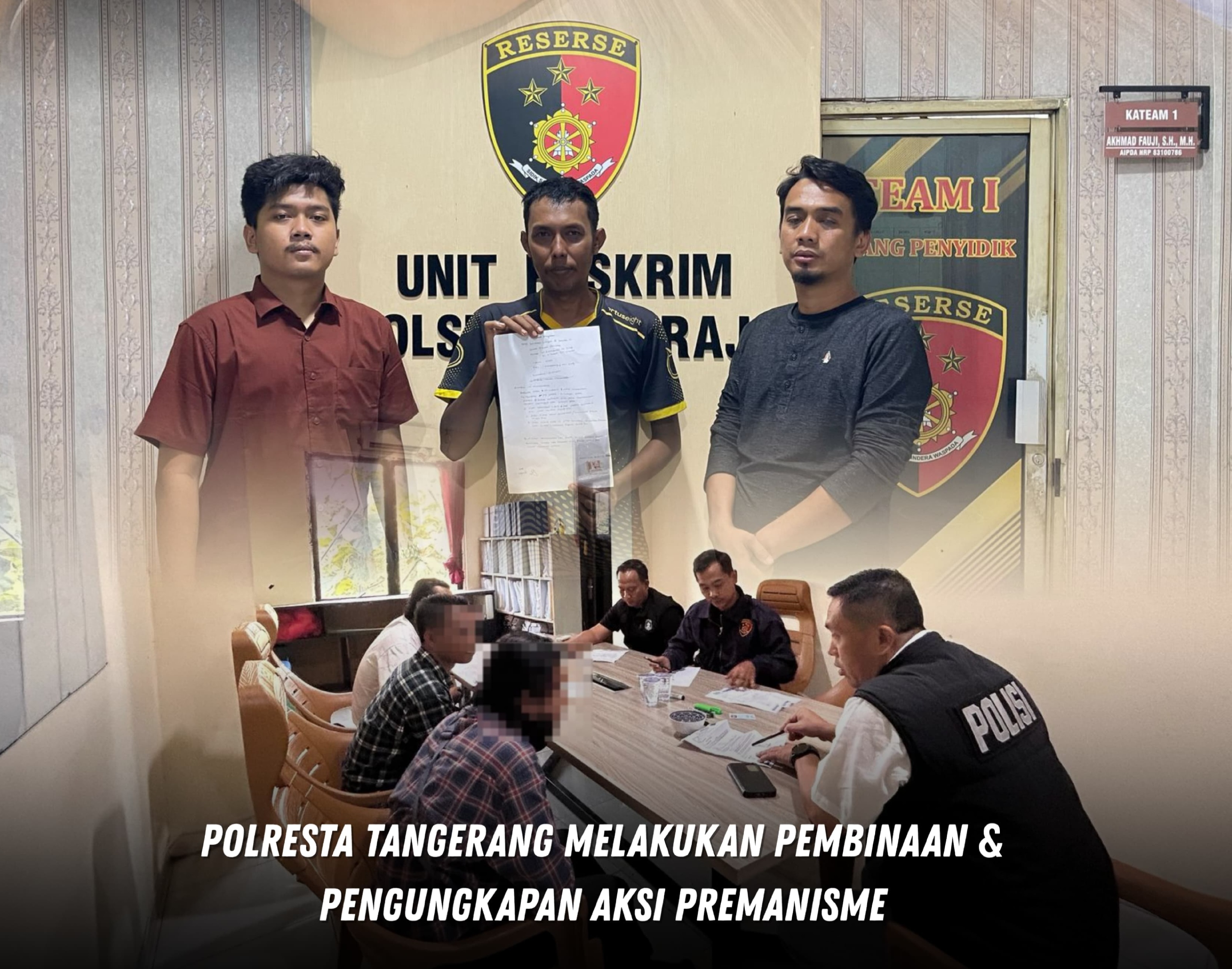 Polresta Tangerang Amankan 30 Orang Pelaku Premanisme dan Pungli, 8 Tersangka Ditahan