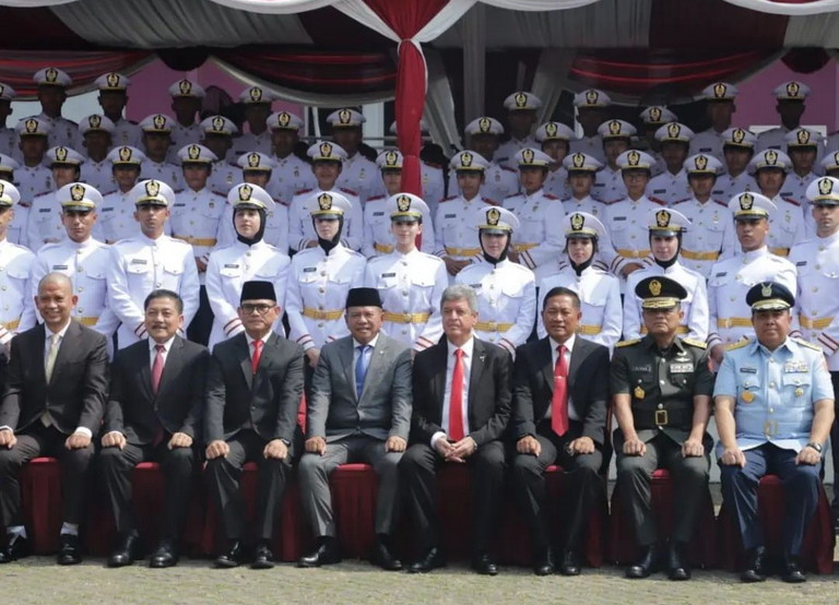 Plh. Pj. Bupati Bogor Hadiri Upacara Pembukaan Pendidikan 898 Kadet Mahasiswa Baru di Unhan RI