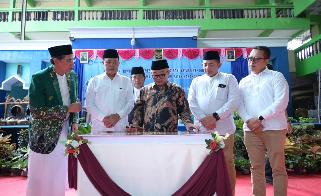 Menteri Pendidikan Dasar dan Menengah Resmikan Revitalisasi Satuan Pendidikan Muhammadiyah Karanganyar