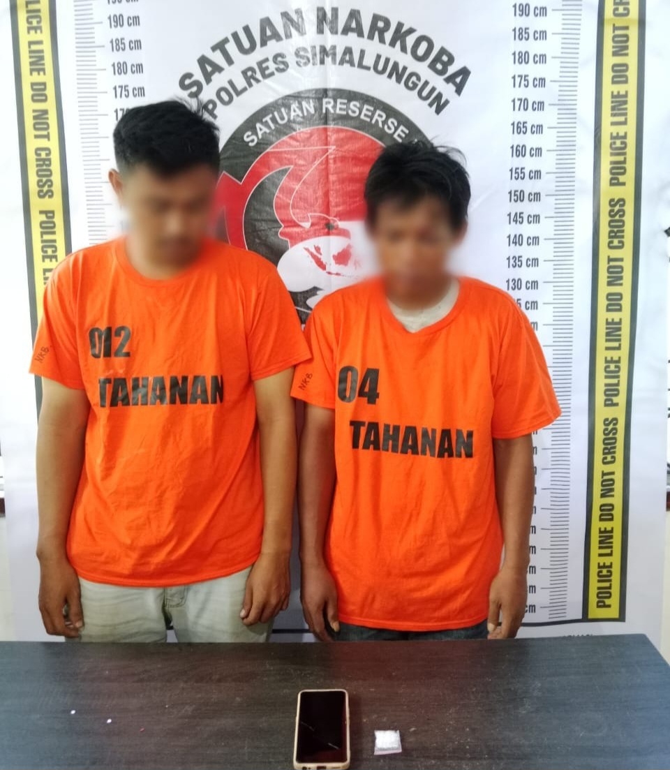 Sat Narkoba Polres Simalungun Berhasil Tangkap Dua Pengedar Sabu Asal Tebing Tinggi