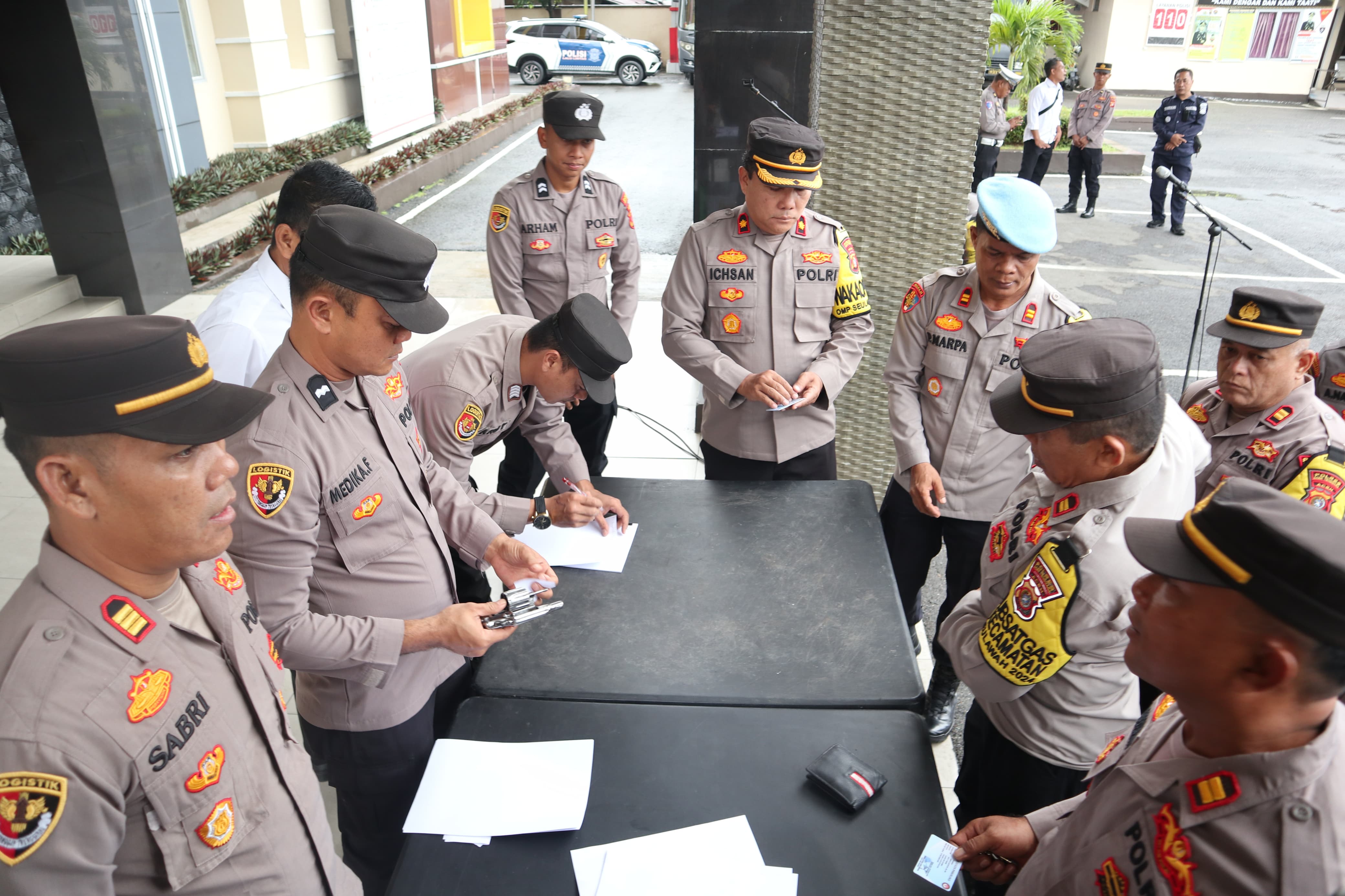 Polres Aceh Tenggara Lakukan Pengawasan dan Pemeriksaan Senjata Api Personel