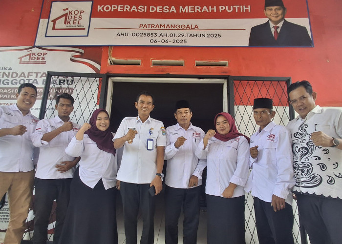 Camat Kemiri Rudi HK Resmikan Koperasi Desa Merah Putih di Patramanggala