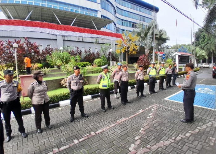 Polisi Amankan Rapat Paripurna DPRD Kota Medan