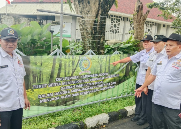 PEPABRI Kabupaten Bogor Ajak Warga Jaga Lingkungan Lewat Gerakan Pelestarian Pohon