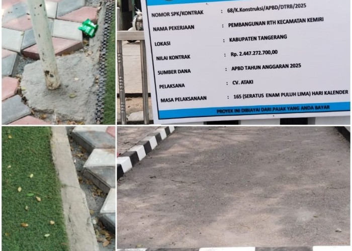 Anggaran Besar, Hasil Mengecewakan: Proyek RTH Kemiri Dalam Sorotan