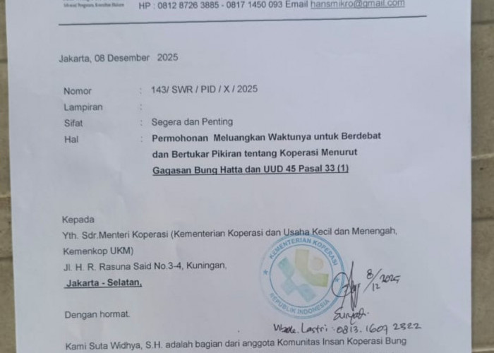 Siapakah Ferry Juliantono Debat Terbuka Dengan Anggota Insan Koperasi Bung Hatta?